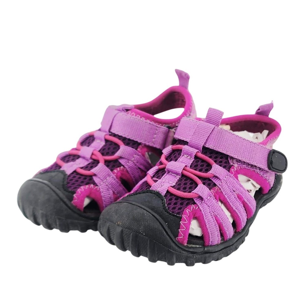 Old‎ Navy Toddler Girls Purple Pink Hybrid Water Sandals Size 5